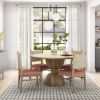 Picture of Bolsward Rustic Solid Wood Round Dining Table For 4
