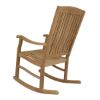 Picture of Lambert Solid Teak Wood Outdoor Rocking Chair