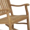 Picture of Lambert Solid Teak Wood Outdoor Rocking Chair