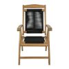 Picture of Taree Solid Teak Wood and Rope Outdoor Reclining Chair