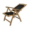 Picture of Taree Solid Teak Wood and Rope Outdoor Reclining Chair