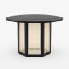 Picture of Varberg Solid Wood Cane Round Kitchen Table