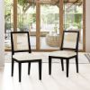 Picture of Varberg Solid Wood Cane Upholstered Dining Chair