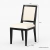 Picture of Varberg Solid Wood Cane Upholstered Dining Chair