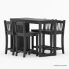 Picture of Marstrand Space Saving 4 Seater Kitchen Table Set with Storage Shelves