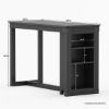Picture of Marstrand Black Solid Wood Storage Kitchen Table