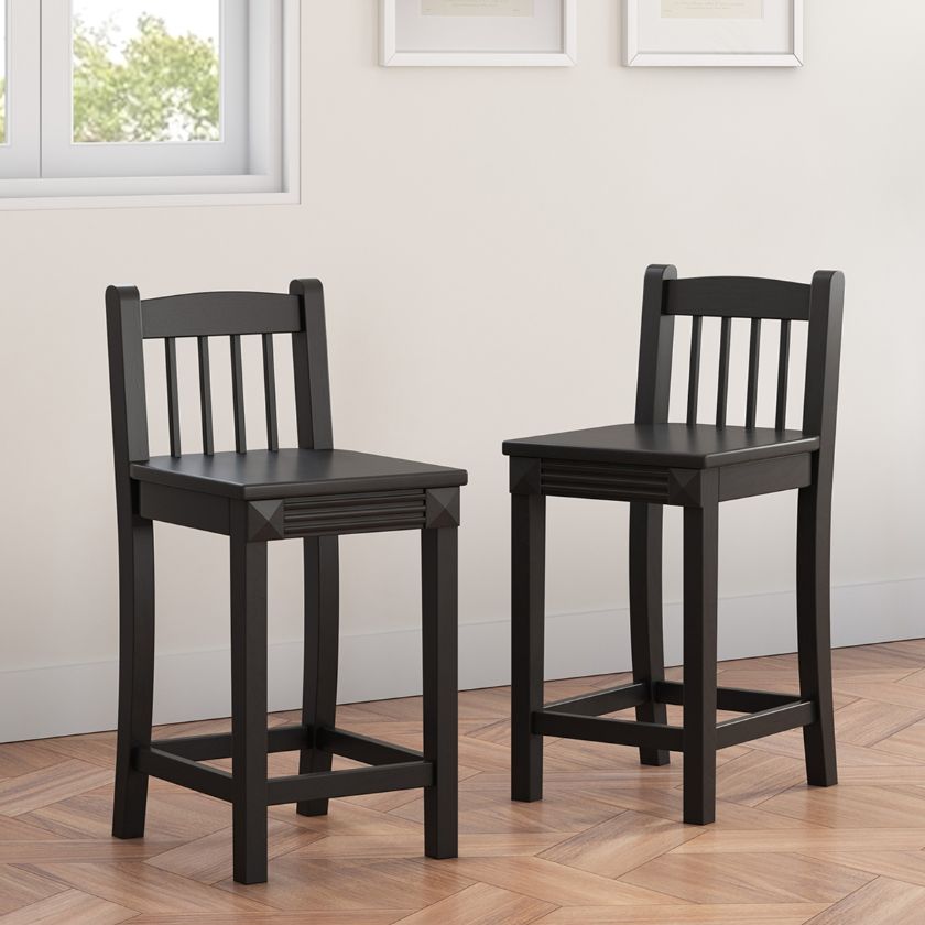 Picture of Marstrand Black Solid Wood Counter Height Dining Chair