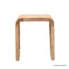 Picture of Gardena Solid Wood Curved Rattan Leg End Table