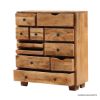 Picture of Marin Country Rustic Solid Wood 9 Drawer Bedroom Dresser