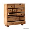 Picture of Marin Country Rustic Solid Wood 9 Drawer Bedroom Dresser