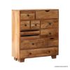 Picture of Marin Country Rustic Solid Wood 9 Drawer Bedroom Dresser