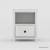 Picture of Thionville Solid Wood 1 Drawer Bedside Nightstand