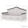 Picture of Girona Farmhouse Twin Daybed with Storage Drawers