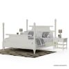 Picture of Hartlepool's White Solid Wood Handcrafted 4 Piece Bedroom Set