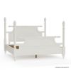 Picture of Hartlepool White Solid Wood Platform 4 Poster Bed