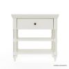 Picture of Hartlepool Natural Solid Wood 1 Drawer Bedroom Nightstand