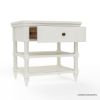Picture of Hartlepool Natural Solid Wood 1 Drawer Bedroom Nightstand