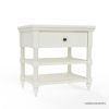 Picture of Hartlepool Natural Solid Wood 1 Drawer Bedroom Nightstand