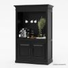 Picture of Wuppertal Solid Wood Traditional Kitchen Coffee Bar Hutch
