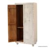 Picture of Ross Country Style Distressed Ornate Small Clothing Armoire