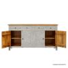 Picture of Pleasanton Solid Wood Hand Carved 4 Drawer Long Sideboard Cabinet