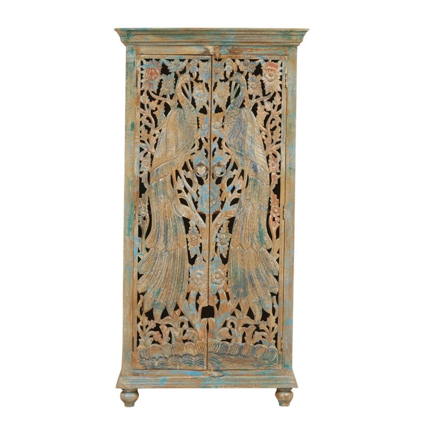 Picture of Orvieto Rustic Solid Wood Antique Armoire