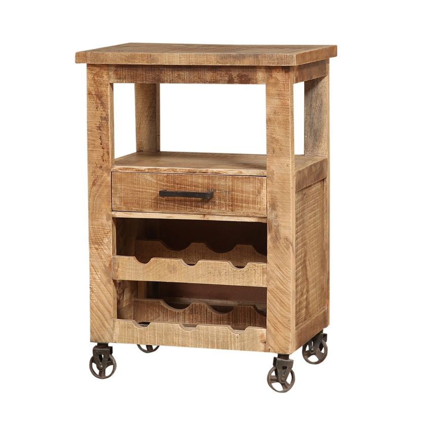 Picture of Rustic Small Bar Cart