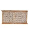 Picture of Folsom Rustic Solid Wood 4 Door Traditional Long Buffet Cabinet