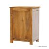Picture of Lafayette Weathered Whitewashed Mandala Solid Wood Nightstand