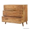 Picture of Solvang Modern Rustic Solid Wood 3 Drawer Dresser