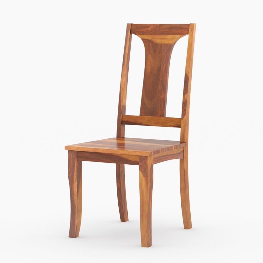 Picture of Gastonia Arched Slat Back Solid Wood Dining Chair