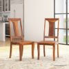 Picture of Gastonia Arched Slat Back Solid Wood Dining Chair