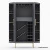 Picture of Beringen Solid Wood Modern 2 Door Liquor Bar Cabinet