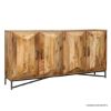 Picture of Ukiah Industrial Farmhouse Style 4 Door Long Buffet Sideboard