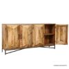 Picture of Ukiah Industrial Farmhouse Style 4 Door Long Buffet Sideboard