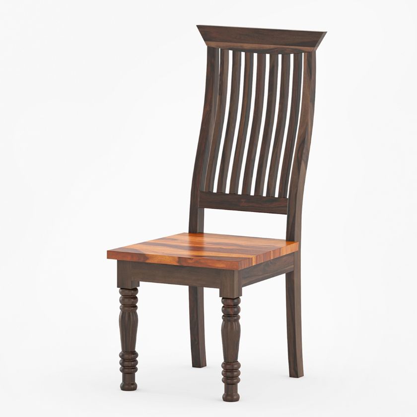 Picture of Minneapolis Farmhouse Solid Wood Slatted Back Dining Chair