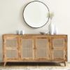 Picture of Ramona Farmhouse Style 4 Rattan Door Large Sideboard