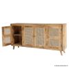 Picture of Ramona Farmhouse Style 4 Rattan Door Large Sideboard