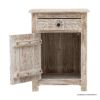 Picture of Grenoble Solid Wood Handcarved 1 Drawer Nightstand