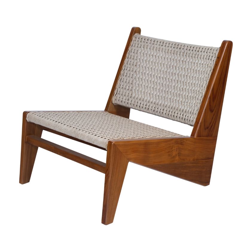Picture of Stowe Modern Teak Wood Kangaroo Chair