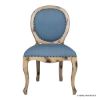 Picture of Brevard Mahogany Wood Upholstered Dining Chair
