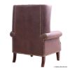 Picture of Pacifica Multicolor Patchwork Upholstered Accent Arm Wooden Sofa Chair		