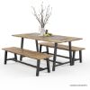 Picture of Spartanburg Outdoor Dining Table with Benches