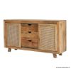 Picture of Bloomington Mango Wood Sliding Rattan Door Large Sideboard Cabinet