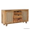 Picture of Bloomington Mango Wood Sliding Rattan Door Large Sideboard Cabinet