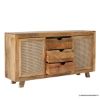 Picture of Bloomington Mango Wood Sliding Rattan Door Large Sideboard Cabinet