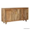 Picture of Bloomington Mango Wood Sliding Rattan Door Large Sideboard Cabinet