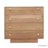 Picture of Dorsten Rustic Solid Wood 4 Drawer Dresser