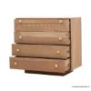 Picture of Dorsten Rustic Solid Wood 4 Drawer Dresser