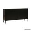 Picture of Winton Black Iron Rattan 6 Drawer Dresser